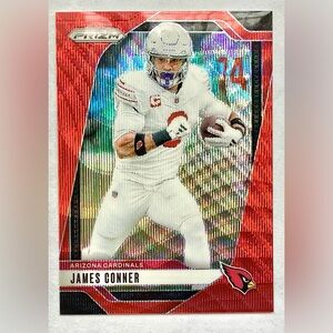 JAMES CONNER RED PRIZM 1/149 | 2024 PANINI-PRIZM SCORE
